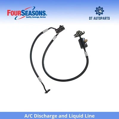 Dodge D150 1989-1991 A/C descarga y línea líquida 4 estaciones 1990 Foto 1 de 4