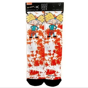 Calze Odd Sox Hey Arnold Crew uomo donna retrò anni 90 Nickelodeon regalo divertente - Foto 1 di 7