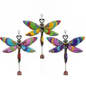Roots & Shoots Dragonfly Bright Colour Wind Chime (Single) Assorted Designs - Picture 1 of 1