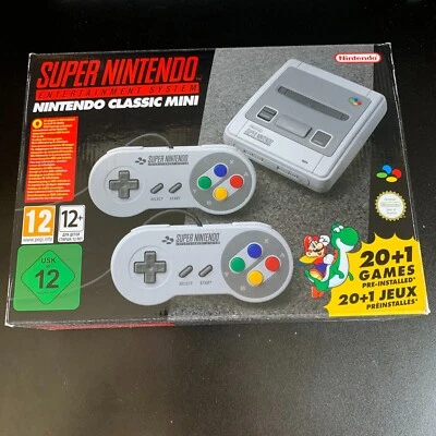 Nintendo SNES Super NES Classic Mini  EUropean Version Collectible Console EU - Image 1 of 4