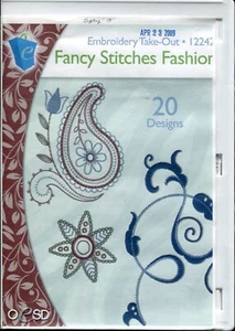 BORDADO LLEVAR FUERA - PUNTADAS DE MODA - 20 DISEÑOS - PAQUETE # 12242 -0ESD - Imagen 1 de 3