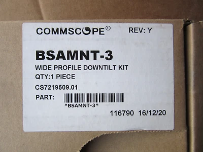 Commscope BSAMNT-3 широкий профиль вниз наклон набор новый Бесплатная доставка - Изображение 1 из 2