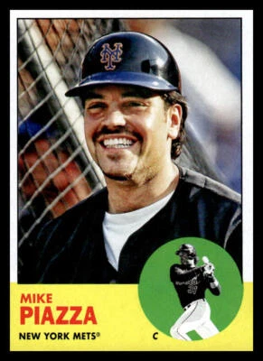 2022 Topps Archives Mike Piazza  1963 Design 7 New York Mets - Image 1 of 2