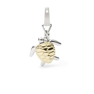 VERY RARE! Fossil Brand Turtle Charm | Silver & Gold-Tone | Animal Sea Life - Picture 1 of 1