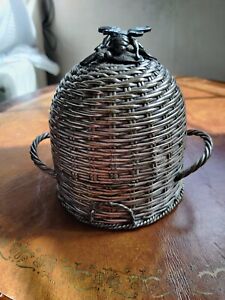 Victorian Silver Honey Basket