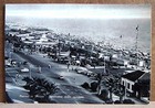 Marina di Massa - panorama della spiaggia [grande, b/n, viaggiata]