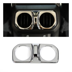 Rear Air Vent Outlet Frame Panel Trim Cover For Jeep Wrangler JL 2018+ Chrome - Foto 1 di 8