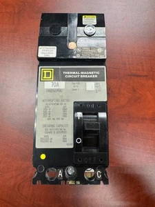 SQUARE D FAB26070AC Thermal Magnetic Circuit Breaker - Picture 1 of 5