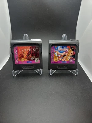 Sega Gamegear Lot- The Lion King & Aladdin - Image 1 of 2