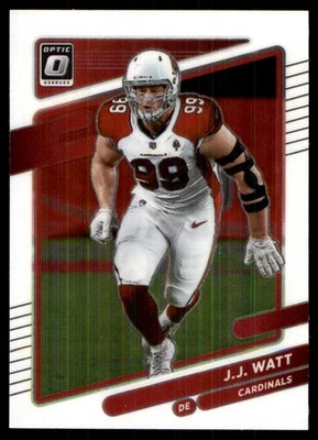 J.J. Watt 2021 Donruss Optic #180 Cardinals NFL LEER ENVÍO GRATUITO AutographDen Foto 1 de 2
