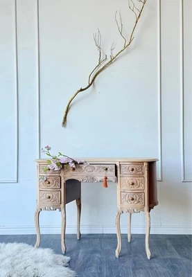 Escritorio boutique francés vintage raro años 30 Foto 1 de 4