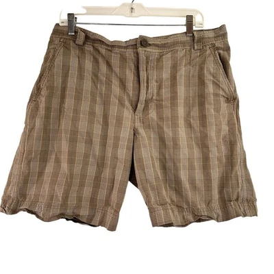 Pantalones cortos de algodón a cuadros Marmot para hombre talla 36 Foto 1 de 4