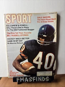 Revista deportiva de noviembre Pr7 1969 Gale Sayers Bears  - Imagen 1 de 2
