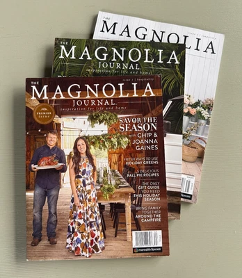 Magnolia Journal Magazine Issues 1 2 3 2016 2017 First Three Chip Joanna Gaines - Image 1 of 4
