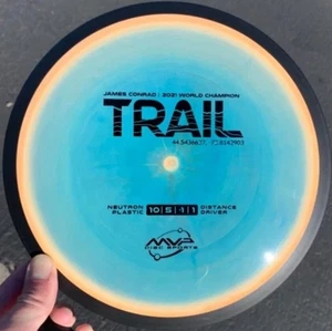 Axiom MVP Neutron Trail Transitional Color Swirl STUNNER Conrad Series Disc Golf - Picture 1 of 12
