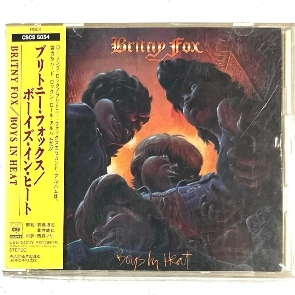 BRITNY FOX BOYS  IN HEAT Japan Edition 1989 OOP Vintage Foto 1 de 4