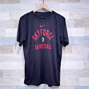 Sioux Falls Skyforce NBA G League Nike Dri Fit Mesh Tee Black Red Mens Medium - Picture 1 of 7