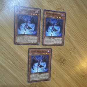 Yugioh! Blackwing - Shura the Blue Flame RGBT-EN011 x3 Playset Common NM - Picture 1 of 2