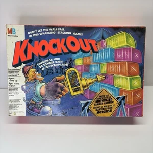 Vintage 1991 Milton Bradley Knockout Board Game  COMPLETE Tested Works NICE!!! - Picture 1 of 15