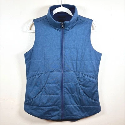 Marmot Visita Insulated Vest Women M Artic Navy Heather Quilted Lightweight Wick - Image 1 of 4