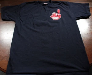 Camiseta De Colección Cleveland Indians Chief Wahoo Logo Majestic XL MLB Béisbol - Imagen 1 de 5