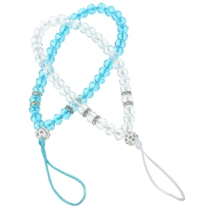 2 Pcs Handyriemen Telefon Lanyard Perlen Handy-Schlüsselband Mit - Photo 1/12