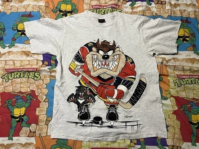 Camisa vintage 1994 Warner Brothers Taz Florida Panthers AN58655 Foto 1 de 2