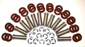 12 Tattoo Machine 3/8" Coil Core Set BLACK Fiber Washers 1 1/4" T Cores - Picture 1 of 1