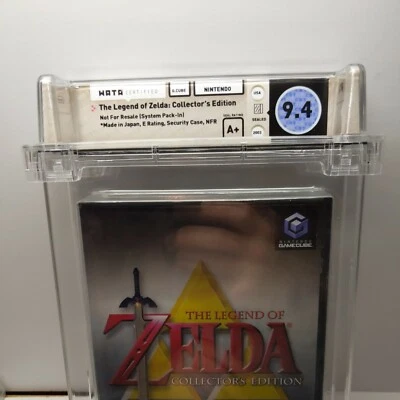 Legend of Zelda Collector's Edition Nintendo GameCube SEALED 9.4 A+ WATA GRADED - Image 1 of 4