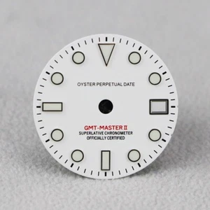 28.5mm dial GMT- Master Series Sub series skx007 Skx009 forN H34 BGW9 lume - Picture 1 of 23
