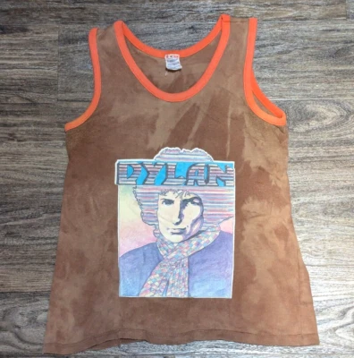 Camisa Bob Dyland Pequeña S Antigua Rara De Colección Marrón por Hidaco 100% Algodón Foto 1 de 4