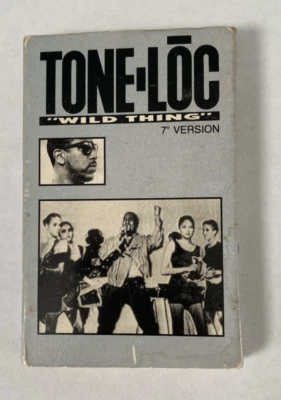 1988- TONE-LOC , "WILD THING / LOC'ED AFTER DARK " ,  DELICIOUS CASSETTE , R&B - Image 1 of 4