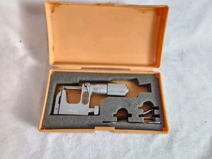 Mitutoyo 117-107 Uni-Mike Multi Anvil Micrometer, 0"-1", .0001" In Case - Picture 1 of 13