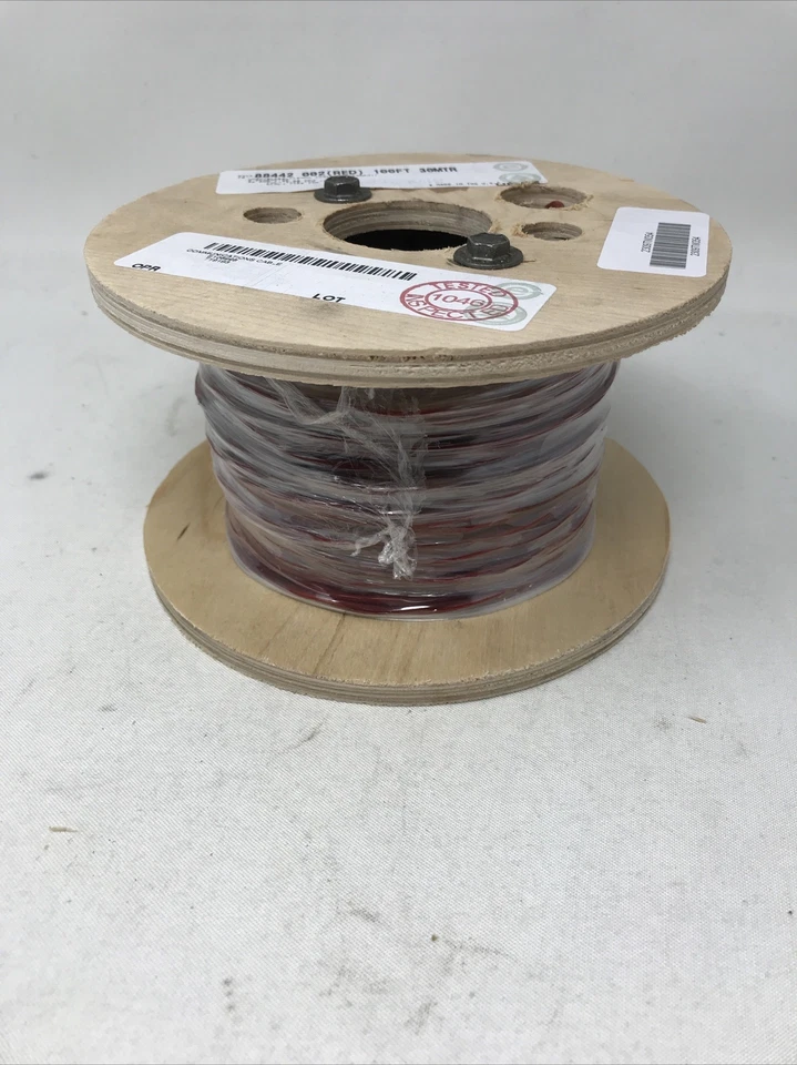 Belden Unshielded Plenum Cable Non-Conduit Communications Cable 8842 002100  Red - Image 1 of 4