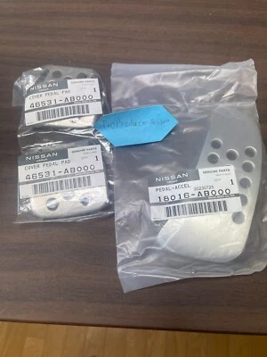 Nissan Genuine NISMO R33 R34 Skyline GT-R Aluminum Pedal Set GTR Autec Japan New Foto 1 de 4