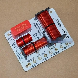 2pcs 3-Way Speaker Frequency Divider 1000-5000HZ 150W Audio Crossover Filters - Picture 1 of 2