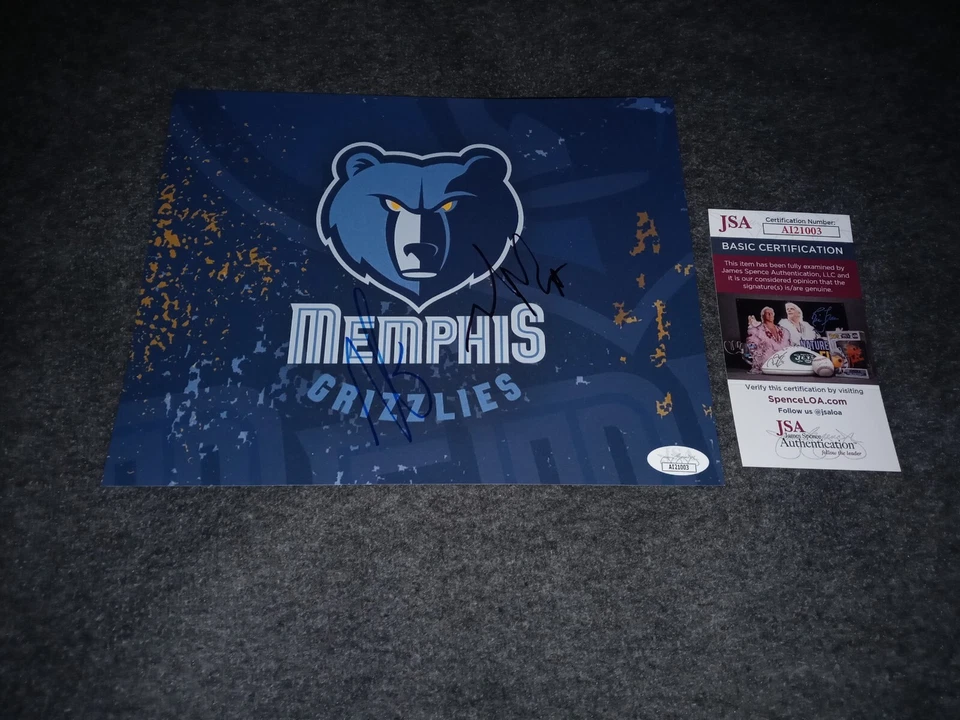 Zach Randolph y Marc Gasol Firmado 8x10 Jsa Memphis Grizzlies Foto 1 de 1