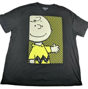 Peanuts Mens T Shirt sz LT Hybrid Halftone Charlie Brown Graphic Tee NWT $24 - Picture 1 of 5