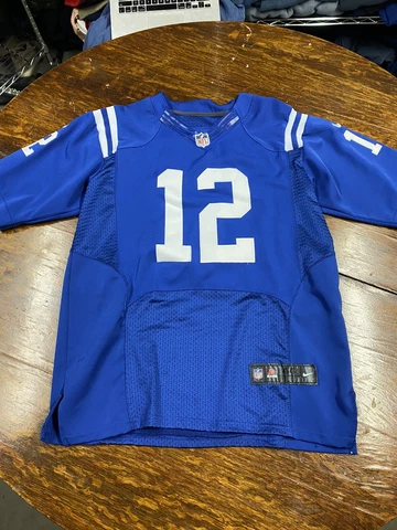 NIKE On Field Indianapolis Colts Andrew Luck Stitched Jersey Men's Size 44 (XL) Cover
