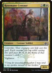ROSEMANE CENTAUR X 4 N/M GUILDS OF RAVNICA MAGIC THE GATHERING - Picture 1 of 1
