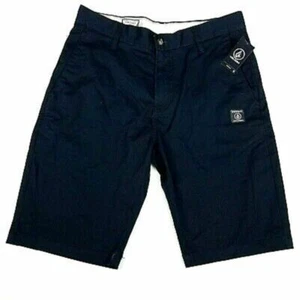 NWT Men's Volcom V-Monty Modern Fit Shorts - Dark Navy - Size 38 - Picture 1 of 4