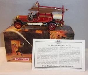 MJ7 Matchbox - Collectibles - YFE20-M - 1912 Mercedes-Benz Fire Engine - Red - Picture 1 of 5