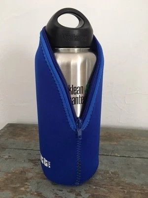 GRITT NYC Cozie for Klean Kanteen 40oz bottle - 40oz neoprene cozy - Blue or Red