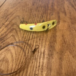 Helin Tackle Company Flatfish U20 con líder para trolling usado color: punto amarillo - Imagen 1 de 5