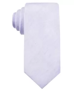 Ryan Seacrest Distinction Men's Seasonal Solid Slim Tie Purple One Size B4HP - Picture 1 of 2
