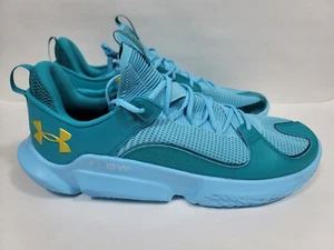 Under Armour UA Flow FUTR X 3 Blue Basketball Shoes Unisex Size M 18 W 19.5 - Picture 1 of 10