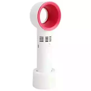 Portable Rechargeable Handheld Fan - Small Quiet Personal Cooler Powered Desk - Picture 1 of 8