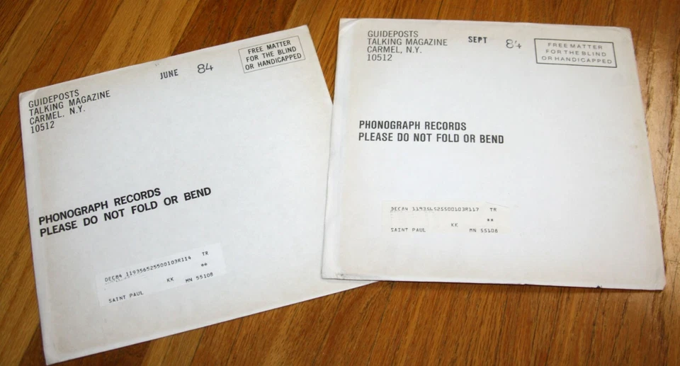 Guideposts Talking Magazine 1984 record flexible disc recordings flexi Eva Tone - Image 1 of 1