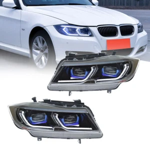 Paar Beleuchtung Scheinwerfer für BMW 3er E90 E91 2005-2012 Dynamischer Blinker - Picture 1 of 19