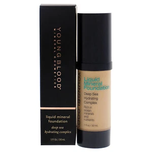 Liquid Mineral Foundation - Shell by Youngblood for Women - 1 oz Foundation - Picture 1 of 1